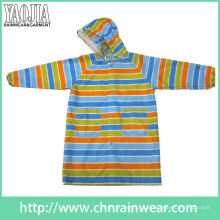 Werbeartikel Leichtgewicht Mehrfarbige PVC Regenbekleidung mit Kapuze